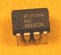 ADC0832CCN: 8PIN 8BIT SERIAL I/O A/D CONVERTER W/MULTIPLEXER OPTION