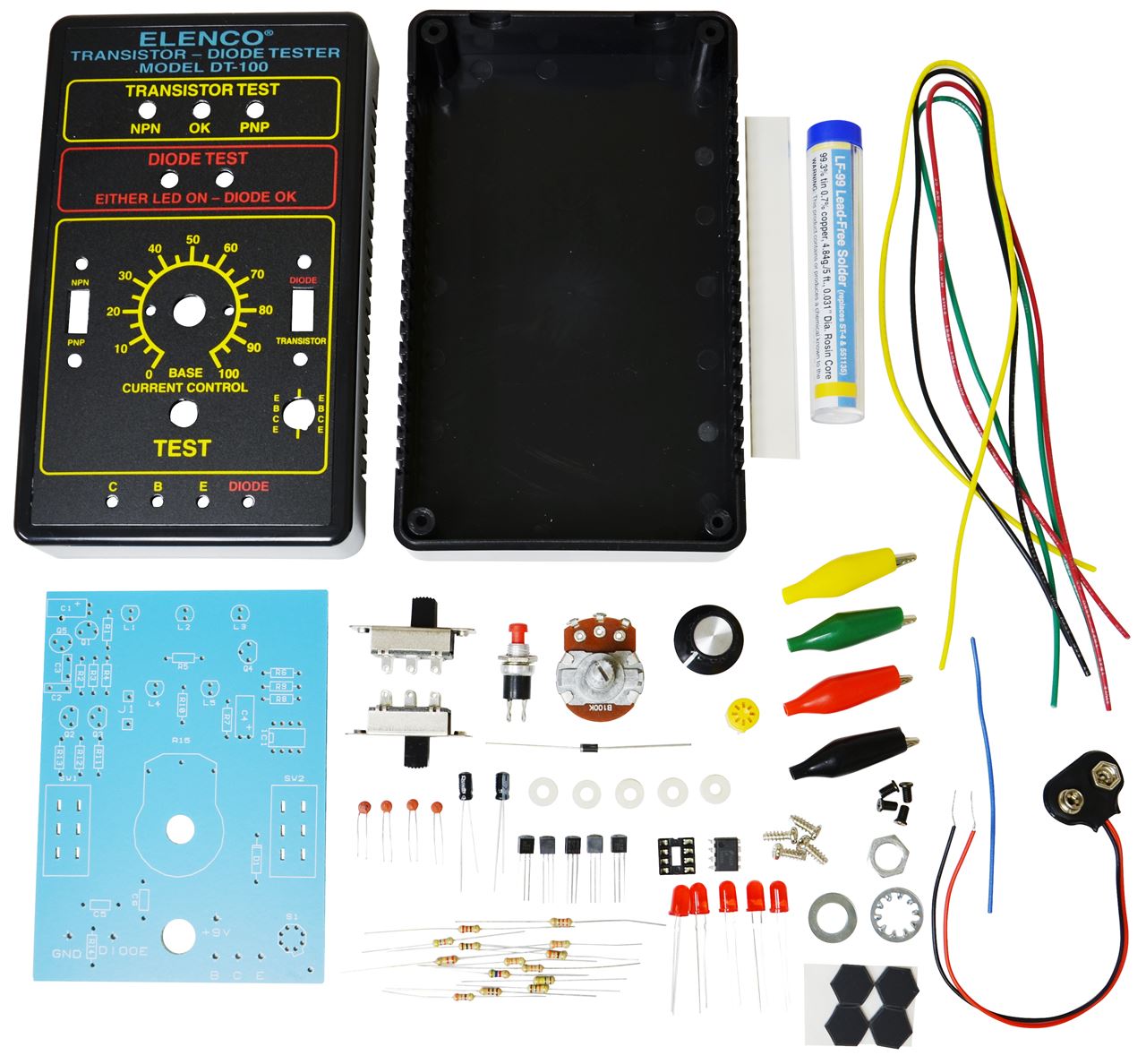 DT100K: DIODE/TRANSISTOR TESTER