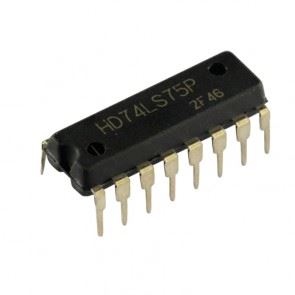 74HC75: 16 4 BIT BITSTABLE LATCH