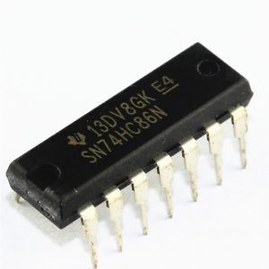 74HC86: 14P Quad 2 input Exclusive/OR Gate