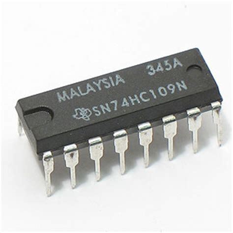 74HC109: 16P Dual JK Edge Triggered Flip-Flop