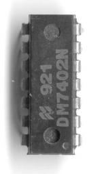 7402: 14P Quad 2 input NOR Gate