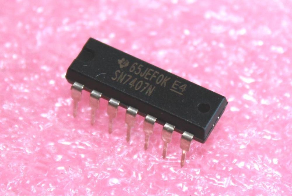 7407: 14P Hex Buffer/Driver (O.C.)