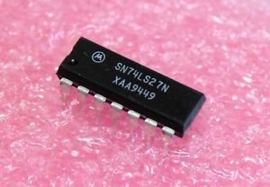 74LS27: 14P Triple 3 input NOR Gate