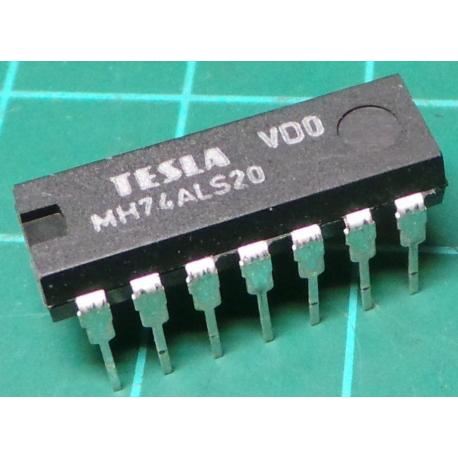 74ALS20: 14P Dual 4 input NAND Gate