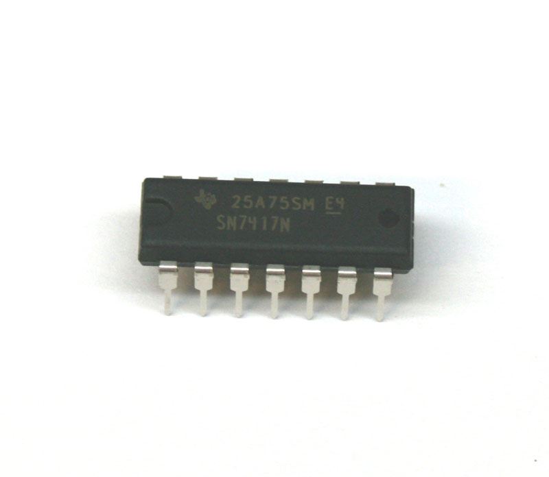 7417: 14P Hex Buffer/Driver (O.C.-Hi-Volt)
