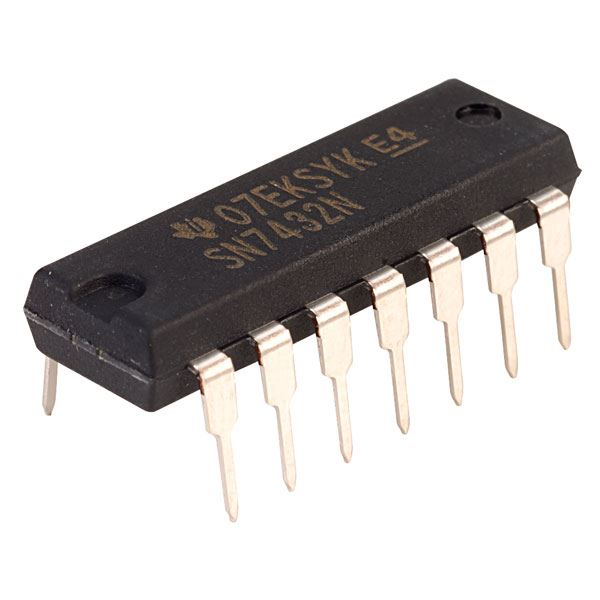 7432: 14P Quad 2 input OR Gate