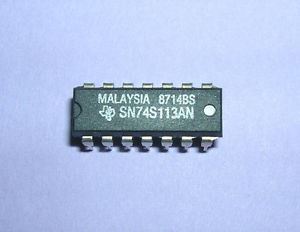 74S113: 14P Dual JK Edge Triggered Flip-Flop