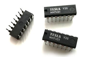 7451: 14P Dual 2 Wide-2 input AND/OR/Inv.Gate