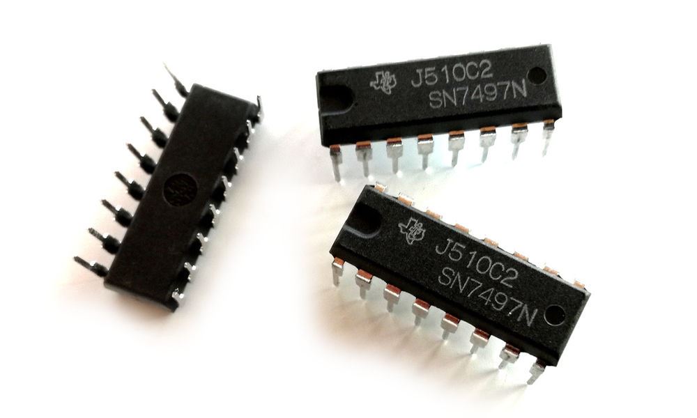 7497: 16P synch. 6 Bit Binary Rate Multiplier