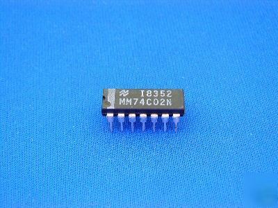 74C02: 14P Quad 2 input NOR Gate
