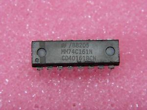 74C161: 16P Synchronous 4 Bit Binary Counter