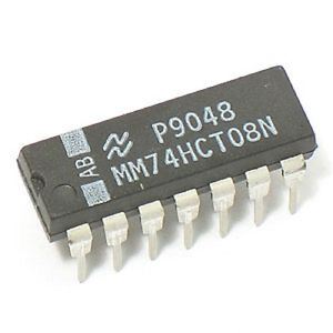74HCT08: 14P Quad 2 input AND Gate