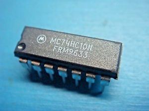 74HCT10: 14P Triple 3 input NAND Gate