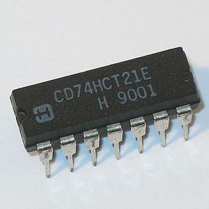74HCT21: 14P Dual 4 input AND Gate