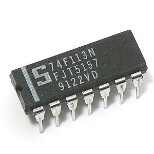 74F113: 14P Dual JK Edge Triggered Flip-Flop