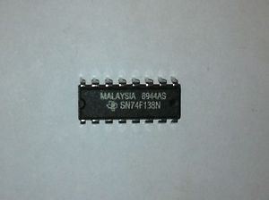 74F138: 16P 3 to 8 Line Decoder Demultiplexer