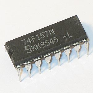 74F157: 16P Quad 2 to 1 Line Data Selector