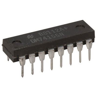 74155: 16P Dual 2 to 4 Decoder/Demultiplexer