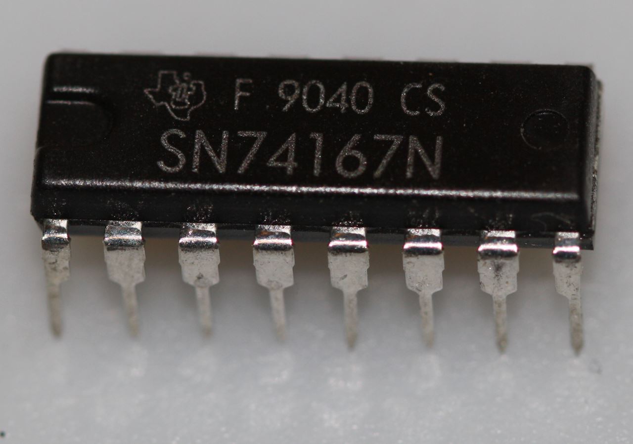 74167: 16P Synchronous Decade Rate Multiplier
