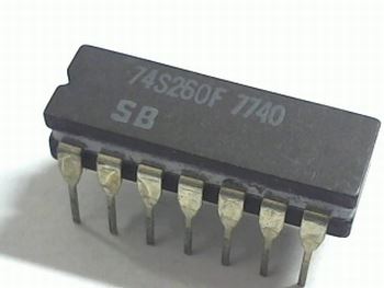 74S260: 14P Dual 5 input NOR Gate