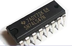 74LS47: 16P BCD to 7-Seg Decoder/Driver(15V-Out