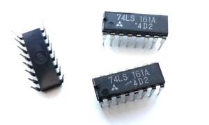 74LS161: 16P Synchrounous 4 Bit Binary counter