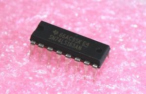 74LS163: 16P Synchrounous 4 Bit Binary counter