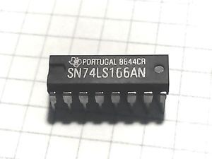 74LS166: 16P 8 Bit Shift Register