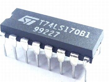 74LS170: 16P 4 by 4 Register File