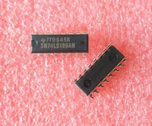 74LS189: 16P 16 x 4 RAM (Tri-State Output)
