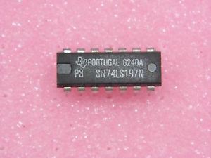 74LS197: 14P Presettable Binary Counter/Latch