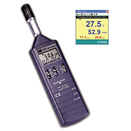 TES-1361C:   Datalogging Humidity/Temperature Meter 