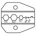 1PK-3003D28: Die Set For HDTV True 75-Ohm BNC/TNC Connectors, Belden1855A,1865A,1505A,1505F,1694A,1694F