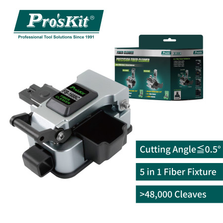 PRO'SKIT FB-1688C High Precision Fiber Cleaver with Scrap Collector (5 in 1 Fixture)