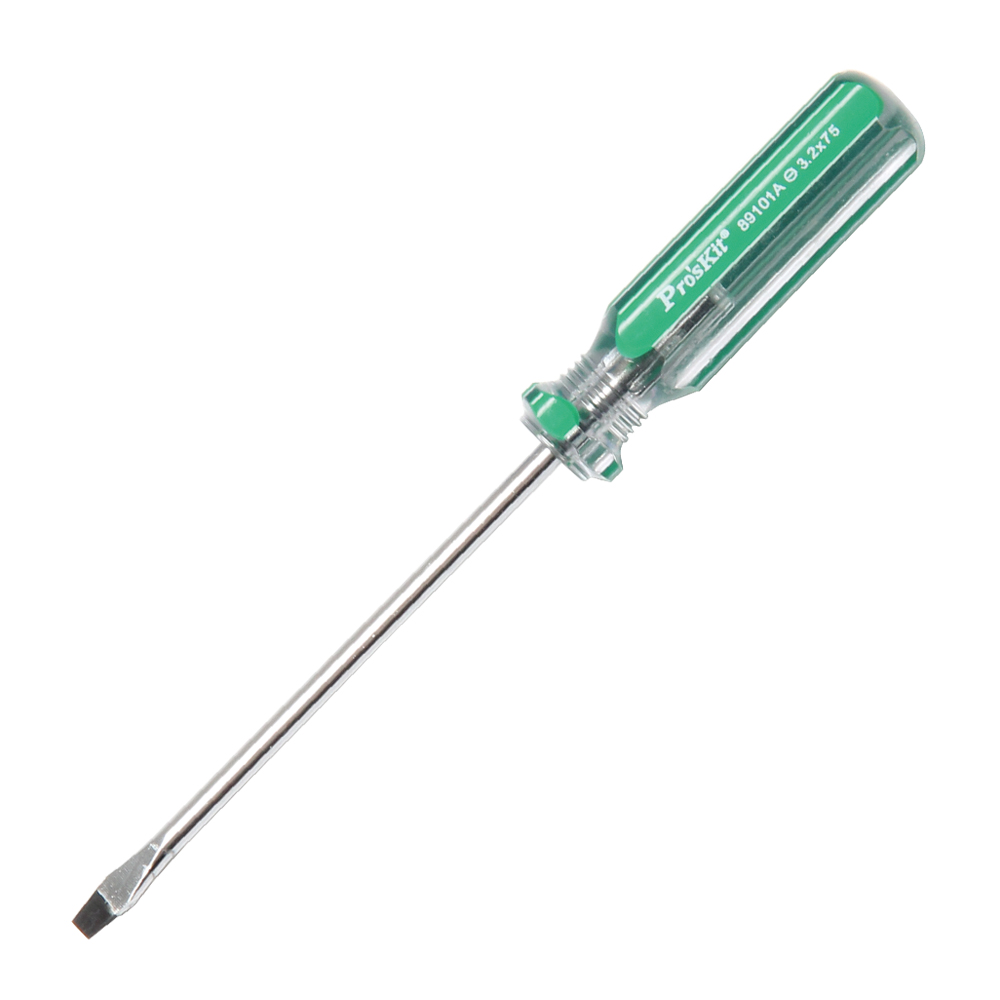 Pro'sKit 89101A Line Color Screwdrivers (3.2x75mm) Slotted