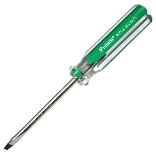 Pro'sKit 89102A Line Color Screwdrivers (5x75mm) Slotted