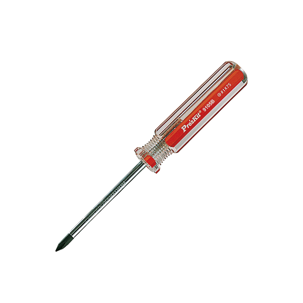 Pro'sKit 89105B Line Color Screwdrivers (3.2x100mm) Philips